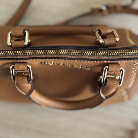 Michael Kors Grommet Accent Satchel/Crossbody - Picture 3 of 9